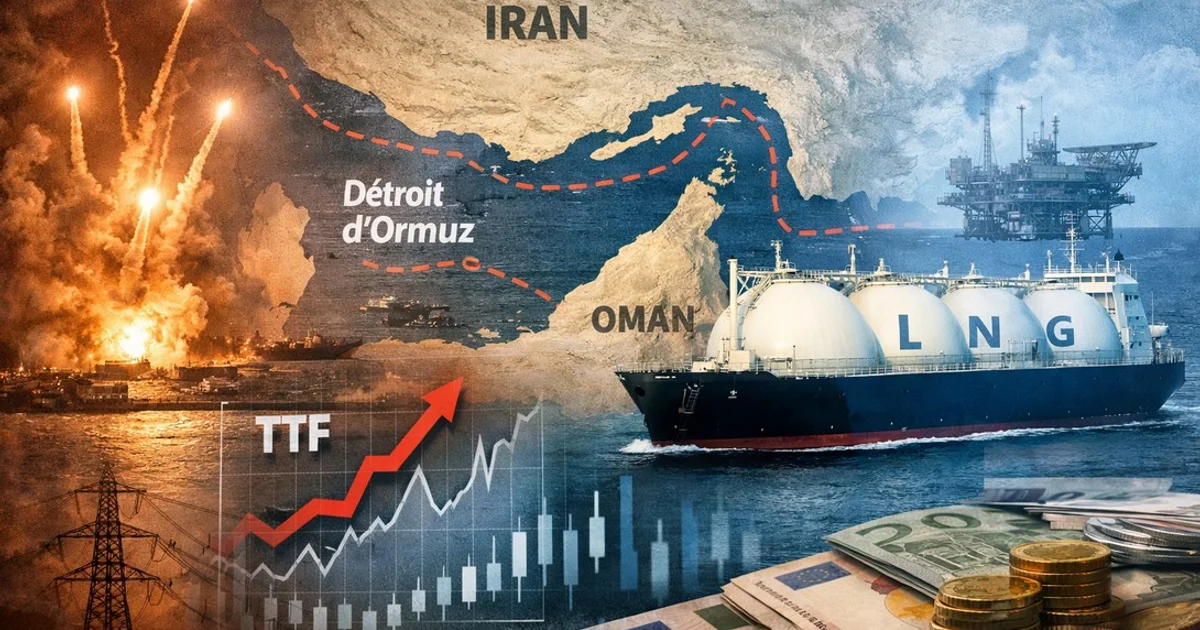 Frappes sur l'Iran et vulnérabilité énergétique européenne : au-delà du pétrole, le risque GNL