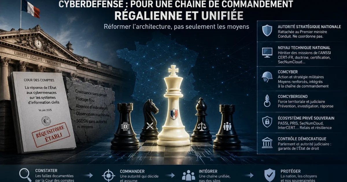 Supprimer l’ANSSI : le pari nécessaire d’une cyberdéfense enfin commandée
