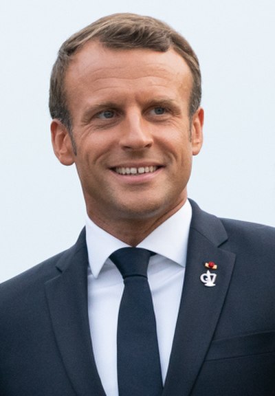 Portrait de Emmanuel Macron